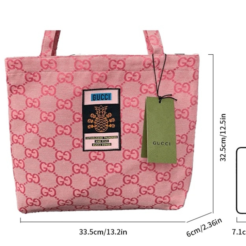 Pink GWP GG tote bag - Picture 7 of 8